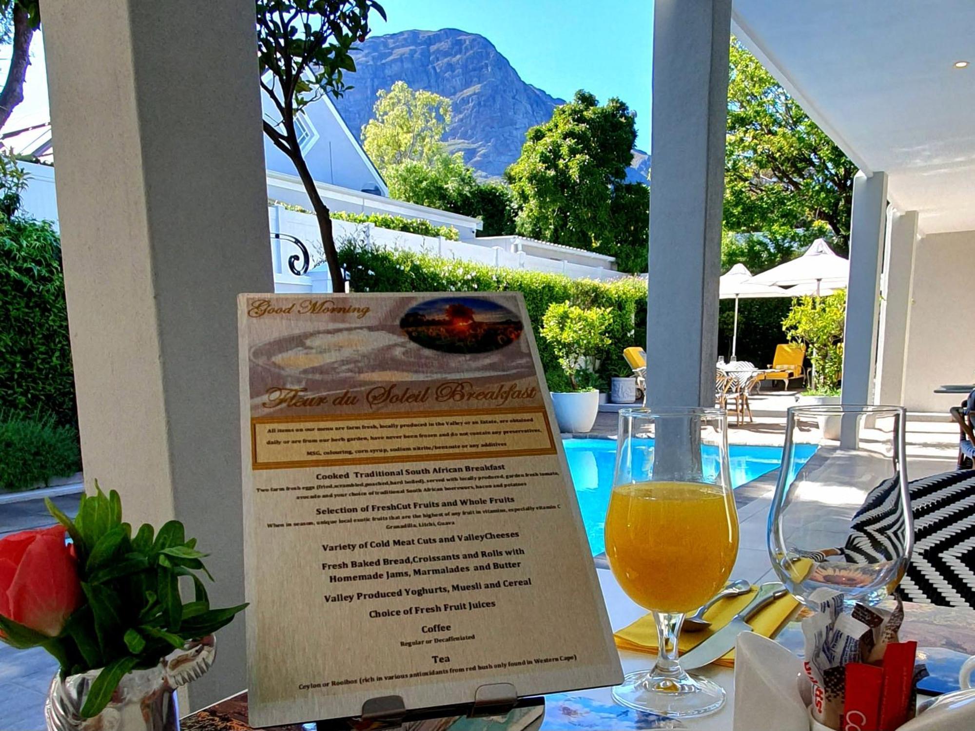 Fleur Du Soleil Luxury Guesthouse Franschhoek Εξωτερικό φωτογραφία